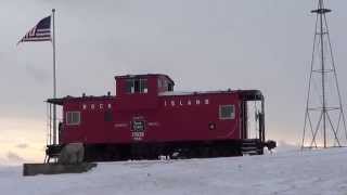 preview picture of video 'Rock Island Caboose Near Hartford, Iowa'