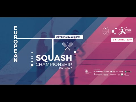 Gibraltar vs. Bielorrússia (Court 1), 13-17 Masculinos Campeonato Europeu Squash por Equipas 3.ª div