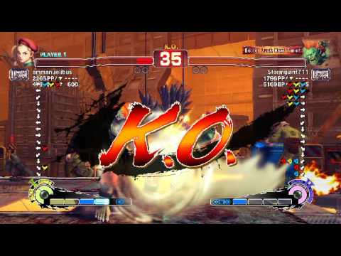 Ultra Street Fighter IV battle: Cammy vs Blanka