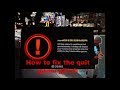 NBA 2K20 HOW TO FIX THE QUIT GAME ERROR/GLITCH NBA 2K20 HOW TO FIX THE QUIT GAME ERROR/GLITCH