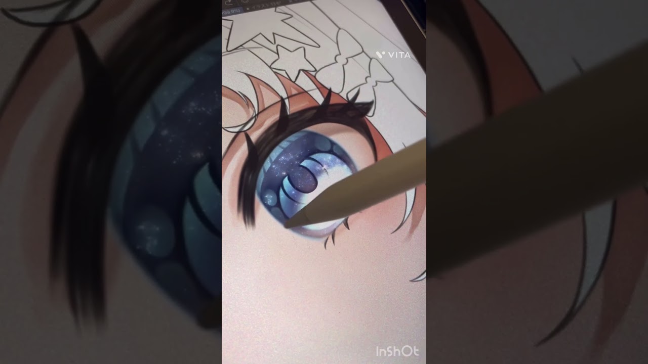 ほしイラストメイキング⭐️✨