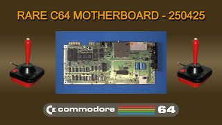 Rare Commodore 64 motherboard - 250425