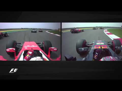 Onboard: Vettel vs Kvyat - Chinese GP 2016