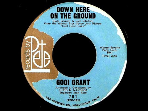 Gogi Grant - DOWN HERE ON THE GROUND (Gold Star Studios)  (1968)
