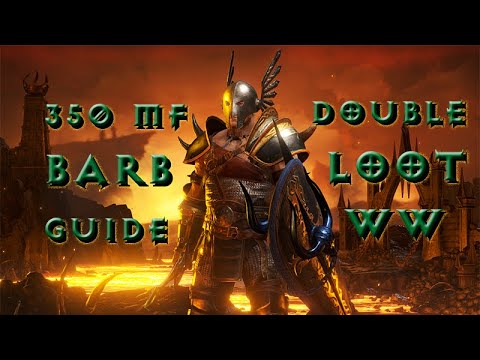 Whirlwind Barbarian Guide / Double LOOT 350 Magic Find / Diablo 2 Resurrected - Very Lucky End D2R