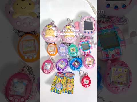 can u guess real or fake? #tamagotchi #realorfake #toys #miniature