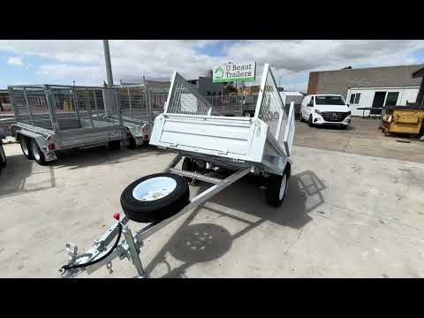 7×4 Single Axle Box — 400mm Sides, 750kg