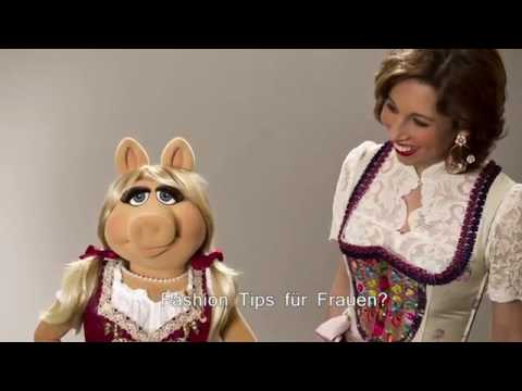 Disney Deutschland! Miss Piggy trifft Dirndl Designerin Lola Paltinger   MUPPETS MOST WANTED