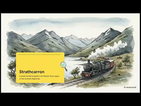 Strathcarron: Scottish highlands - travel destination 