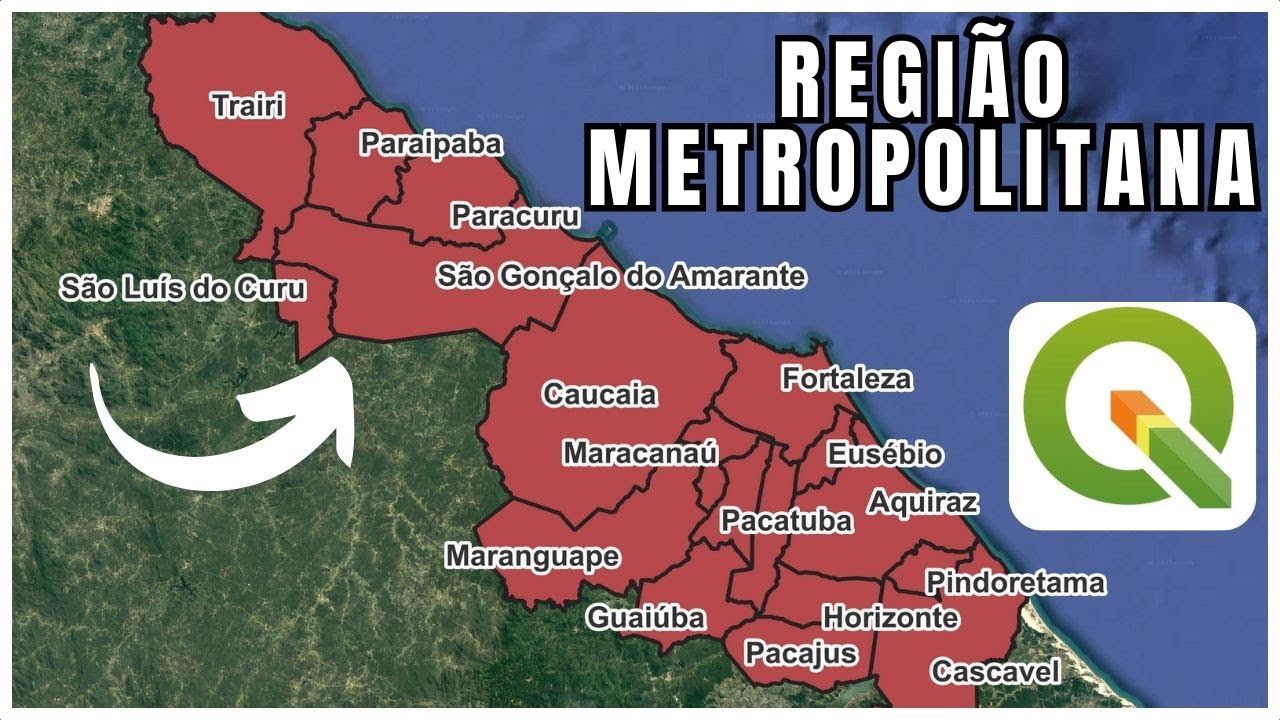 COMO OBTER O ARQUIVO (SHAPE) DA SUA REGIÃO METROPOLITANA NO QGIS