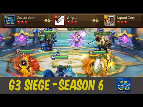 G3 SIEGE (EU SEASON 6) : Zquad Sero vs Origin vs Squad Zero