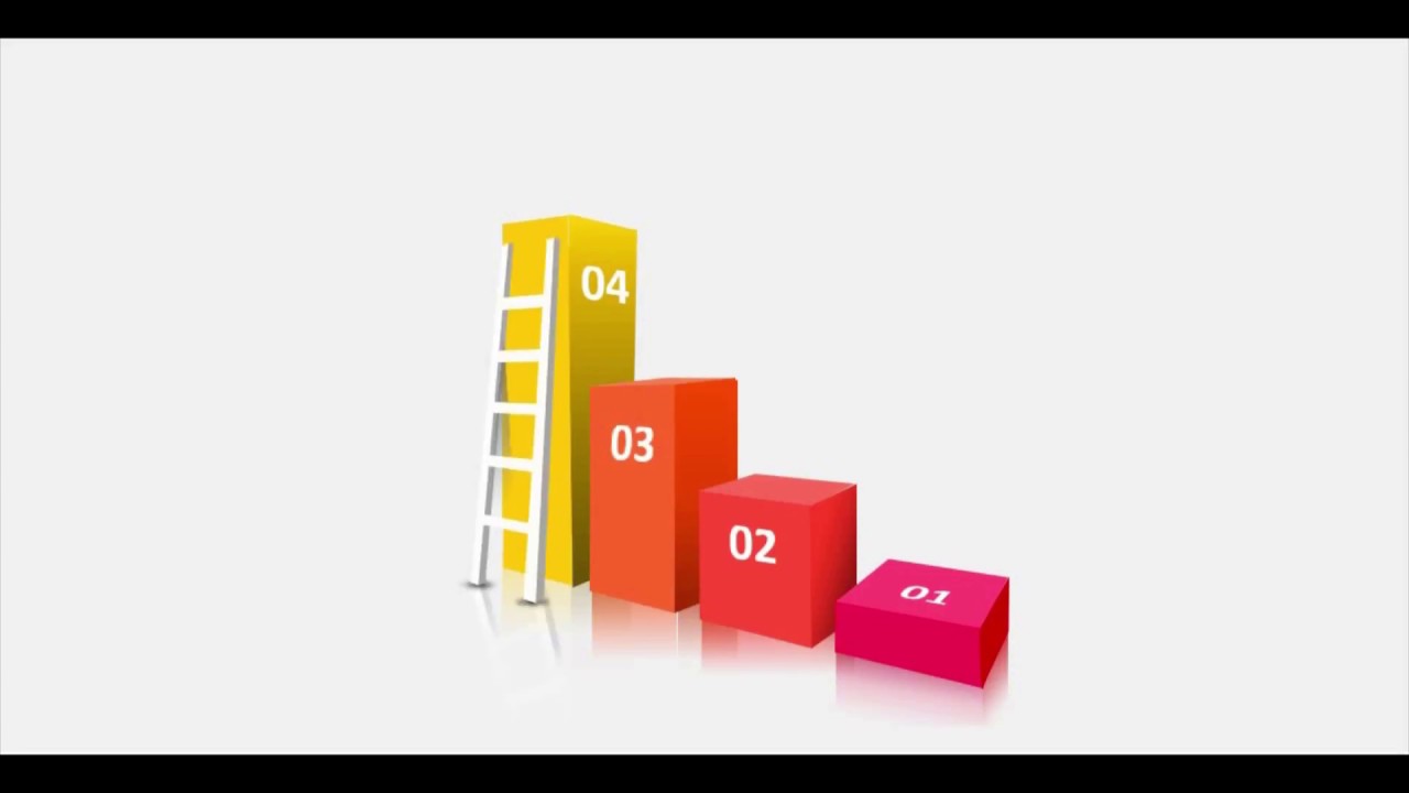 3D creative bar chart powerpoint. infographic for business slide