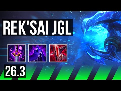 REK'SAI vs SHACO (JGL) | Hail Of Blades | KR Master | 26.3