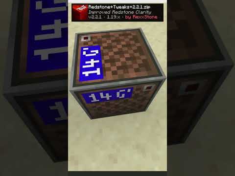 One Pack to rule the Redstone in Minecraft #shorts #minecraft #texturepack #redstone #technik
