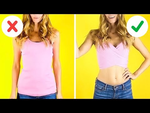18 CLEVER DIY IDEAS FOR YOUR BORING CLOTHES Video