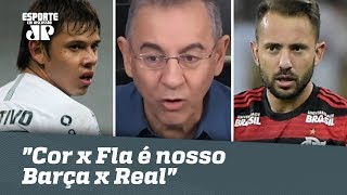 “Corinthians x Flamengo é o nosso Barcelona x Real”, polemiza Flavio Prado