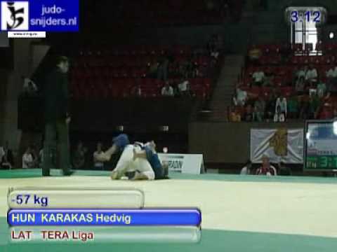 Judo 2009 Yerevan: Karakas (HUN) - Tera (LAT) [-57kg].