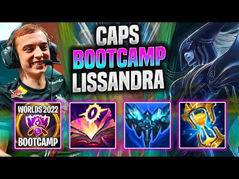 CAPS IS A GOD WITH LISSANDRA IN NA BOOTCAMP! - G2 Caps Plays Lissandra Mid vs Vex! | Season 2022