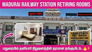 🚂Railway station la ivlo clean ah room ah 😱⁉️ Madurai Junction Retiring rooms an