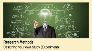 A-Level Psychology(AQA): Design a Study