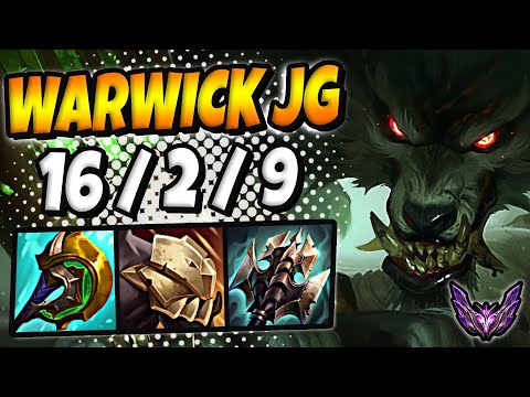 Warwick Jungle vs Shaco [ OTP ] Lol Korea Master Patch 13.4 ✅