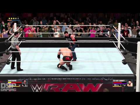 WWE2K16 My Career Mode pt44 - Color-Changing Elbowpads (vs. Wade Barrett)