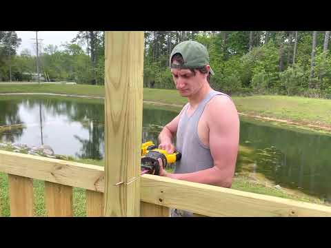 Sawzall cut 4x4 post in 20 SECONDS!! Amazing DeWalt Reciprocating Saw!