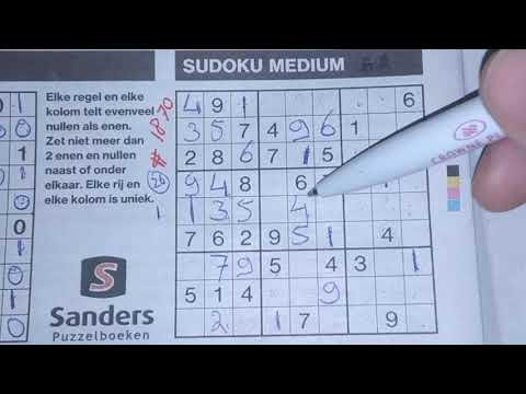 It's game on. (#1870) Medium Sudoku puzzle. 11-11-2020 part 2 of 3