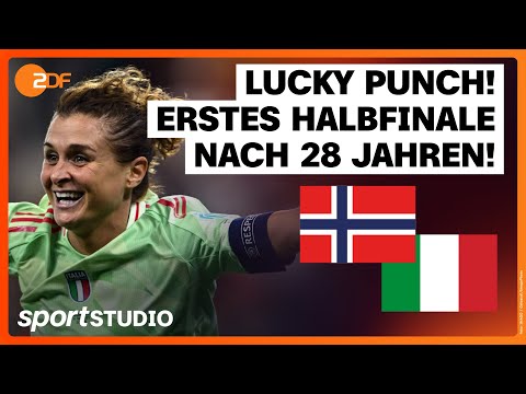 Norwegen – Italien Highlights | Viertelfinale UEFA Frauen-EM 2025 | sportstudio