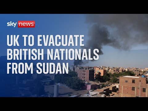 Sudan conflict: UK launches evacuation flights for British nationals