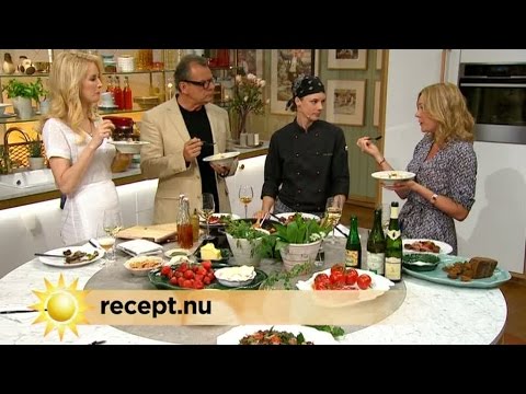 Stjärnkocken Titti Qvarnström bjuder på sallad - Nyhetsmorgon (TV4)