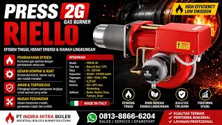 RIELLO PRESS 4G OIL BURNERS TWO STAGE: Burner Oli Industri Hemat Energi dengan Performa Tinggi 830–1660 kW
