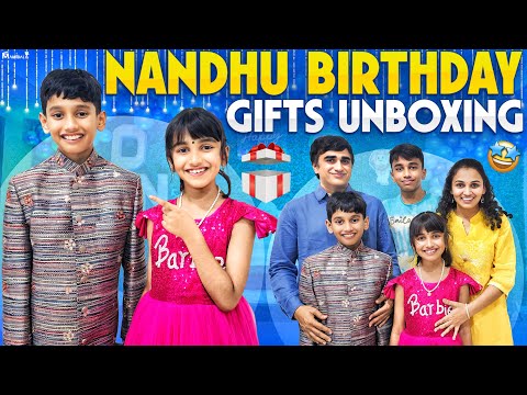 UNBOXING BIRTHDAY Gift's || Birthday Celebration || V5Familyshow @v5familyshow