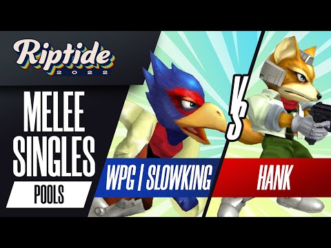 Slowking vs Hank - Melee Singles Pools - Riptide 2022 | Falco vs Fox