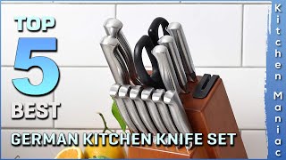 5 Best German Kitchen Knife Sets | for Professional Chef, Block, Built-in Sharpener | Review 2025