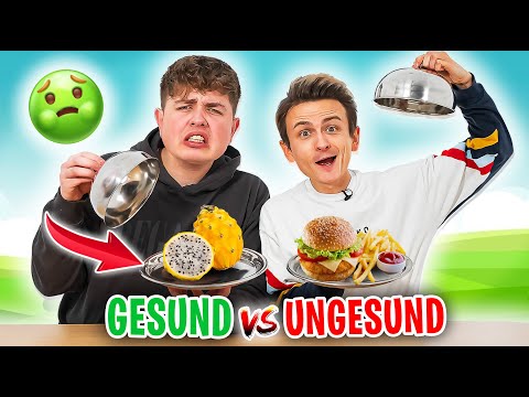 🍋 GESUND vs. UNGESUND 🍟 (Essen-Challenge) mit Smiley
