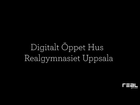 Digitalt Öppet Hus - Realgymnasiet Uppsala