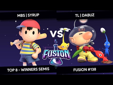 Fusion #138 - Syrup (Ness) vs Dabuz (Olimar) - Top 8 - Winners Semis
