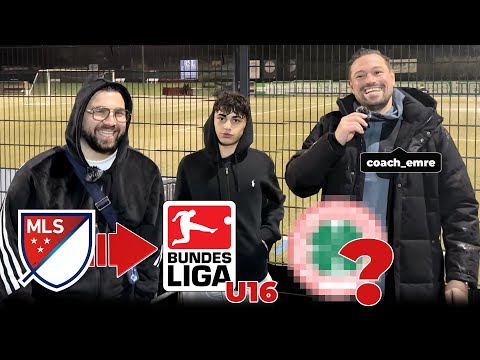 Ich kläre ihm ein Probetraining ⚽️🔥 U15 Talent aus der MLS will in die Bundesliga!