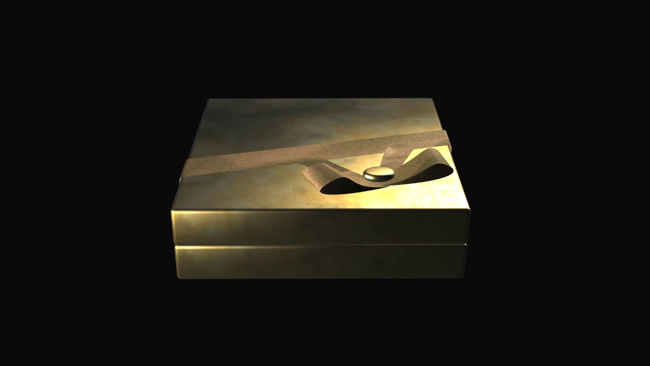 Gift box motion loop animation - Copyright Free Stock Footage Clip