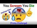 Don't Scream while watching this video...😰