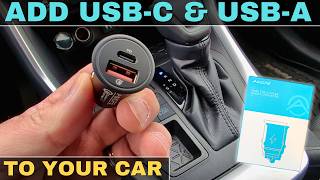 USB Cigarette Lighter Adapter: Add USB-C to your Vehicle (AINOPE 67.5W Adapter)