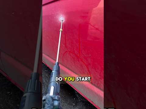 Top to bottom? Or bottom to top? #cardetailing #carcleaning