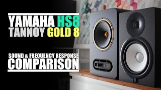 Video thumbnail for Tannoy Gold 8  vs  Yamaha HS8  ||  Sound & Frequency Response Comparison by DSAUDIO.review