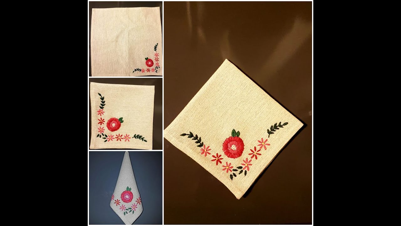 Comment broder une serviette de table avec des points de marguerite