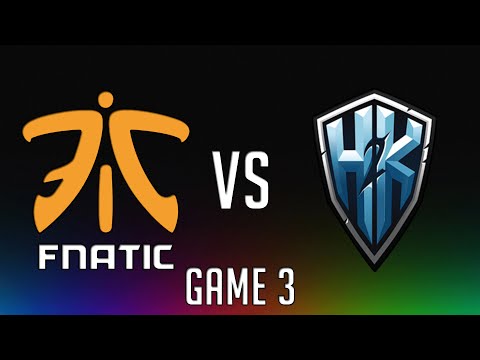 EU LCS | Fnatic vs H2K | Game 3 | Summer Split Playoffs 2016 | Quarterfinals