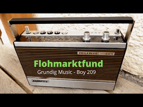 (Minor) repair of a GRUNDIG Music-Boy 209 portable radio from 1969; restoration of an old radio