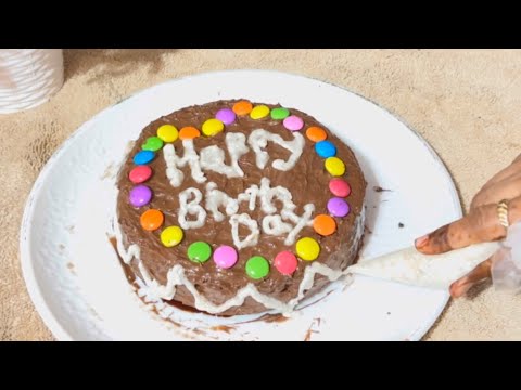 OREO BIRTHDAY CAKE : Only the 3  Ingredient Oreo Cake tasty | Nutan Home kitchen