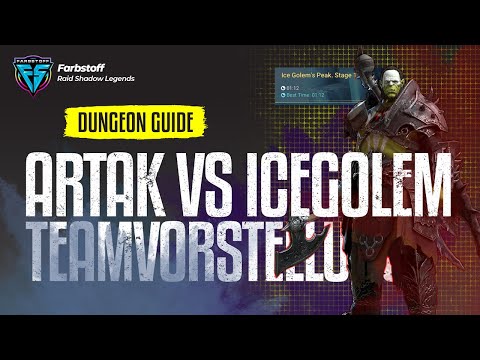 Raid: Shadow Legends - Artak vs IceGolem - Was ein Duell - Vorstellung IceGolem Hardmode 10