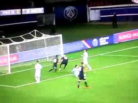 EDISON CAVANI DEBUT GOAL WITH PSG VS AJACCIO